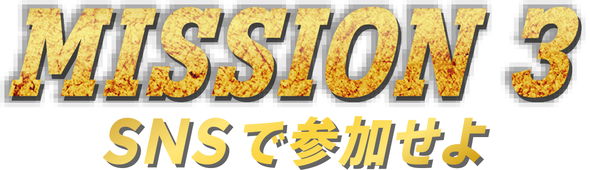 MISSION 3 SNSで参加せよ